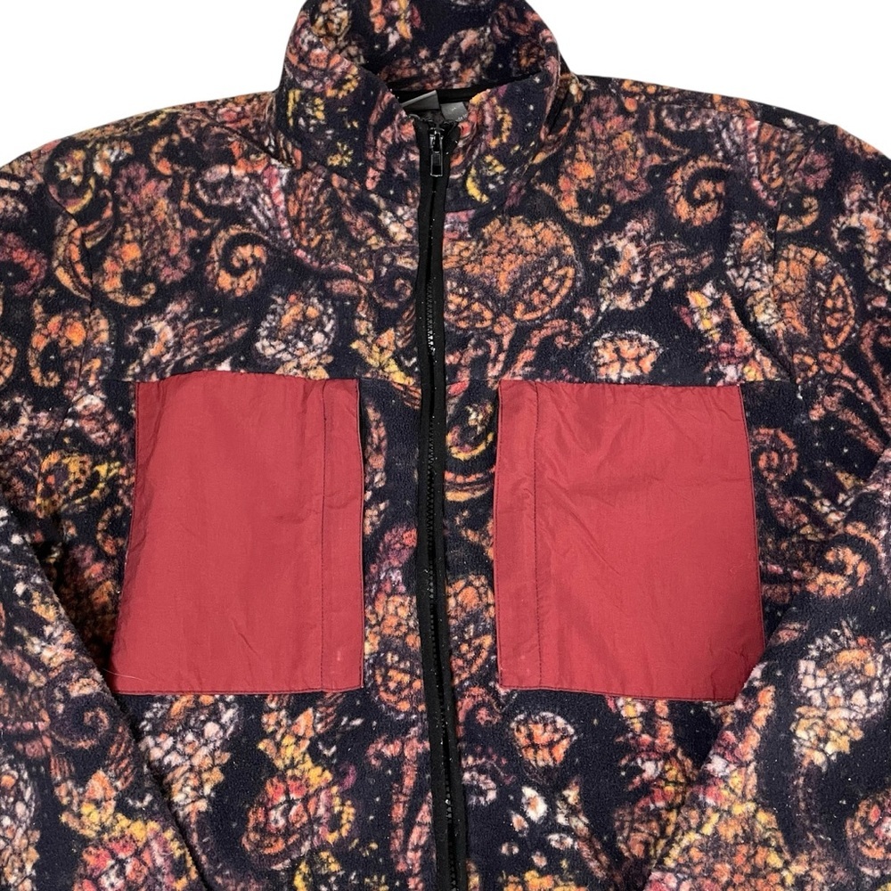 ASOS Paisley Print Fleece Full Zip Jacket XL‎ - Picture 10 of 11
